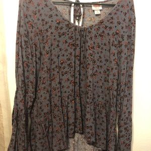 Mossimo Boho Long Sleeve Top